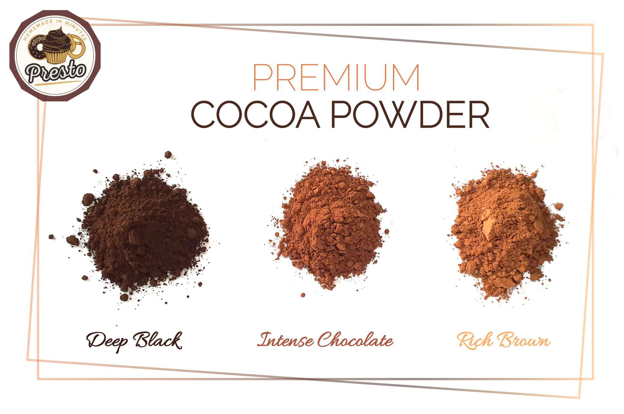 Presto cocoa powder rich brown