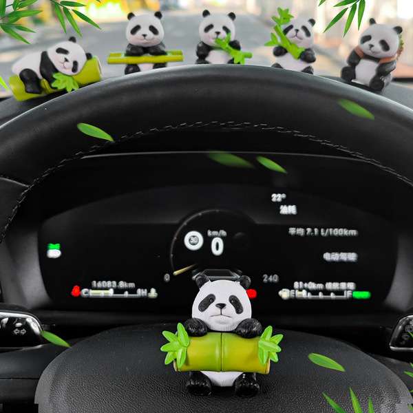 Panda big mini Dashboard Magnet