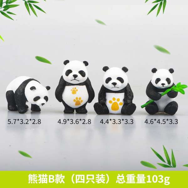 Panda big mini Dashboard Magnet