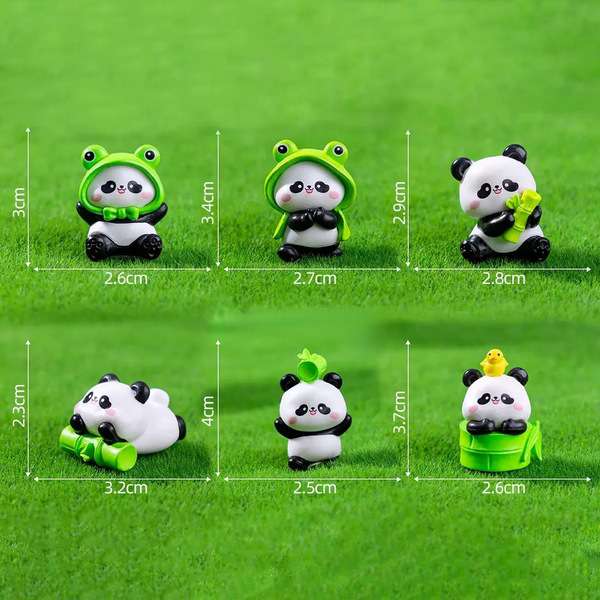 Panda big mini Dashboard Magnet