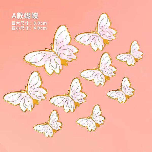 Golden Striped Butterfly paper premium
