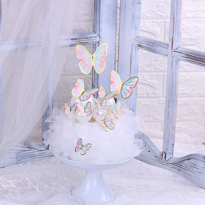 Golden Striped Butterfly paper premium