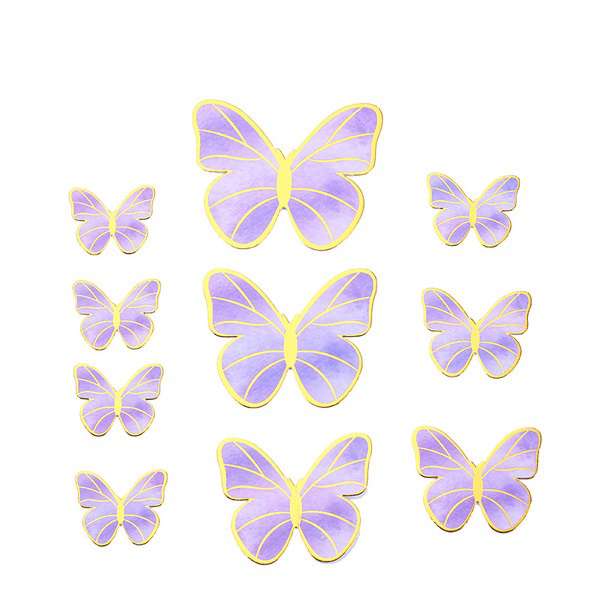 Golden Striped Butterfly paper premium