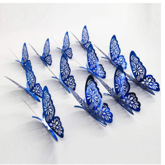 3D Metal crafted Butterfly set