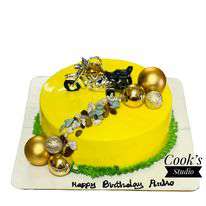 Motorbike toy & cake topper