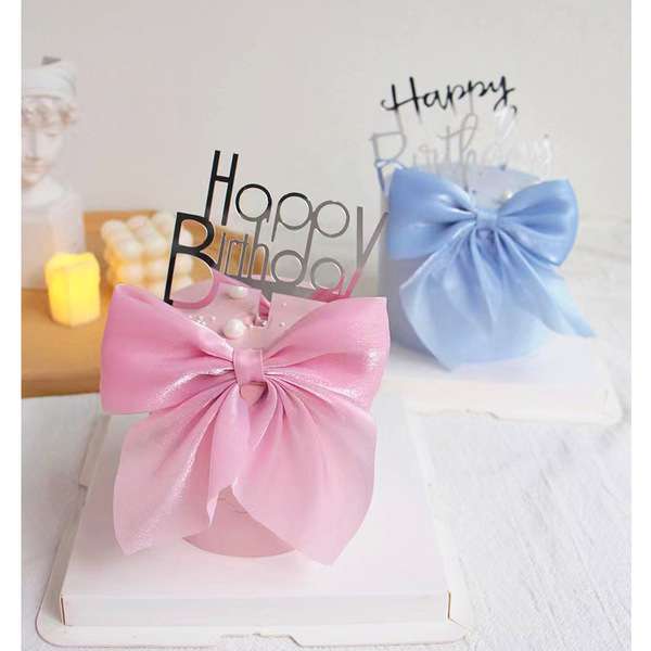 Bow tie cake topper