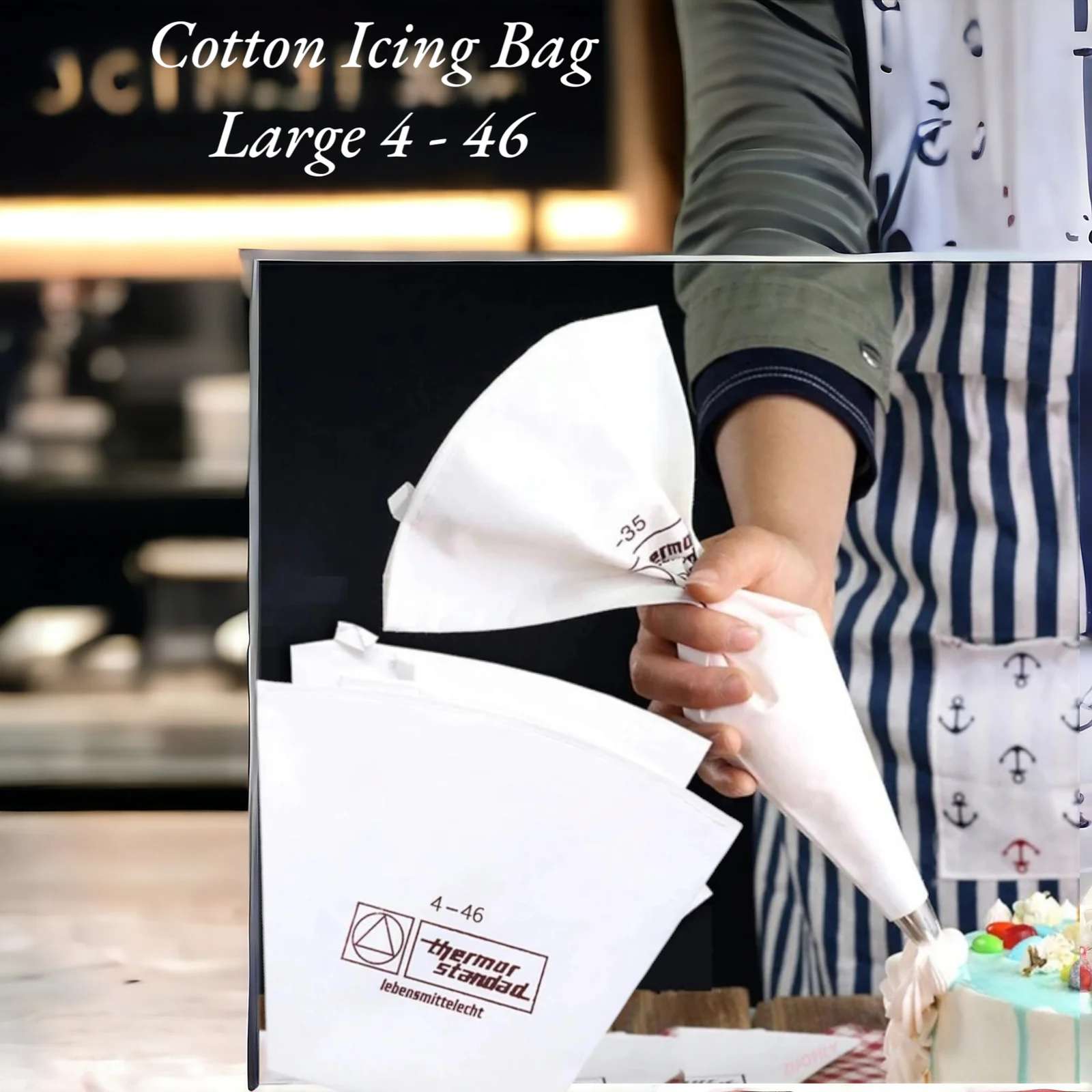 Cotton Pipping Bag big