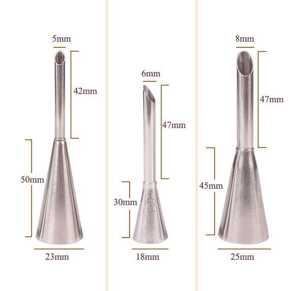 Infused Nozzle for bun & cream roll
