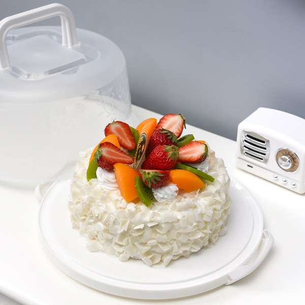 Plastic cake box