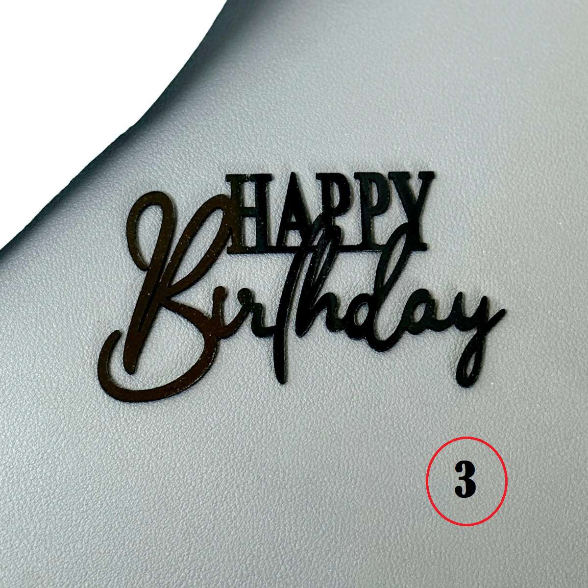 HBD Acrylic topper mini
