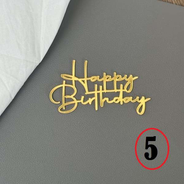 HBD Acrylic topper mini