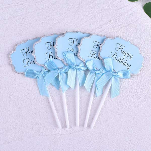 Happy Birthday cartridge paper topper