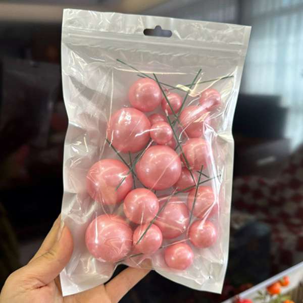 Pearled Glossy ball 20p pack