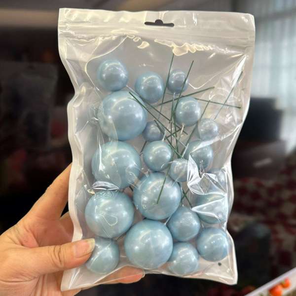 Pearled Glossy ball 20p pack
