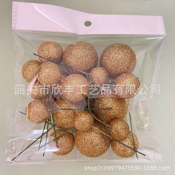 Glitter Glossy ball 20p pack