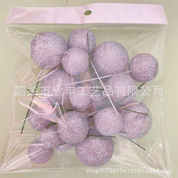 Glitter Glossy ball 20p pack
