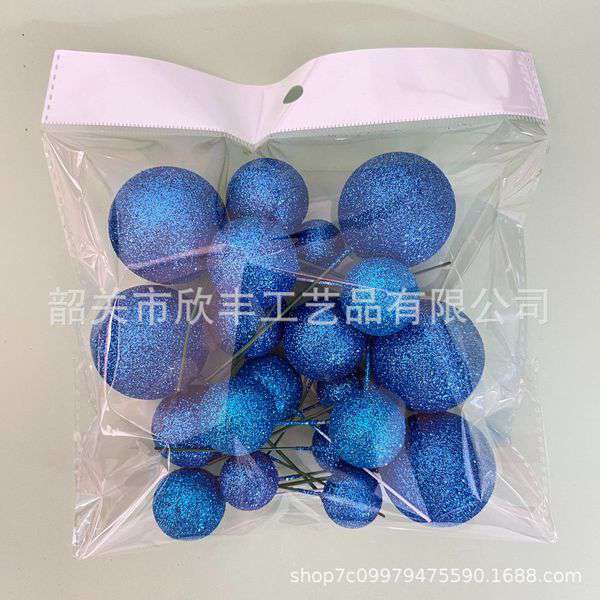 Glitter Glossy ball 20p pack