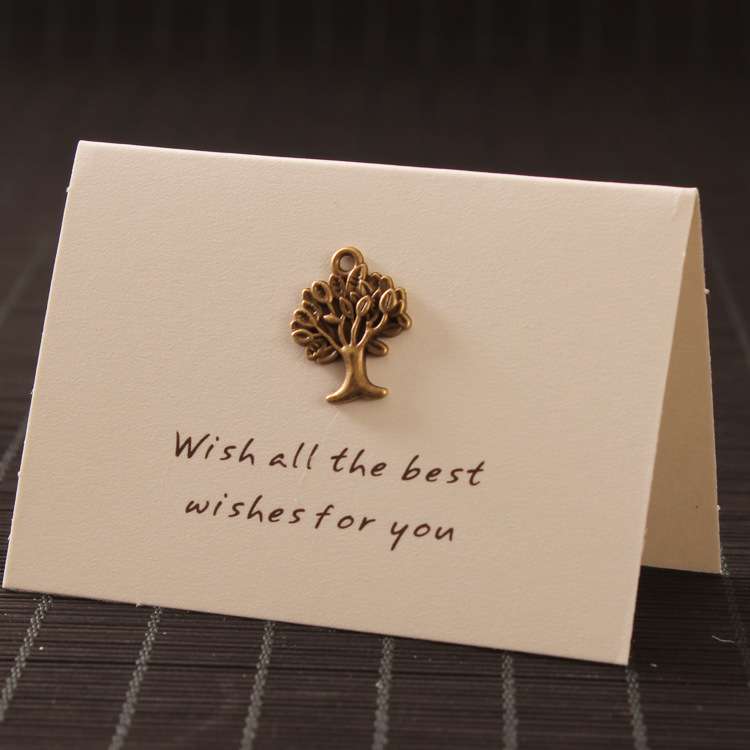 Metal Retro greeting Card