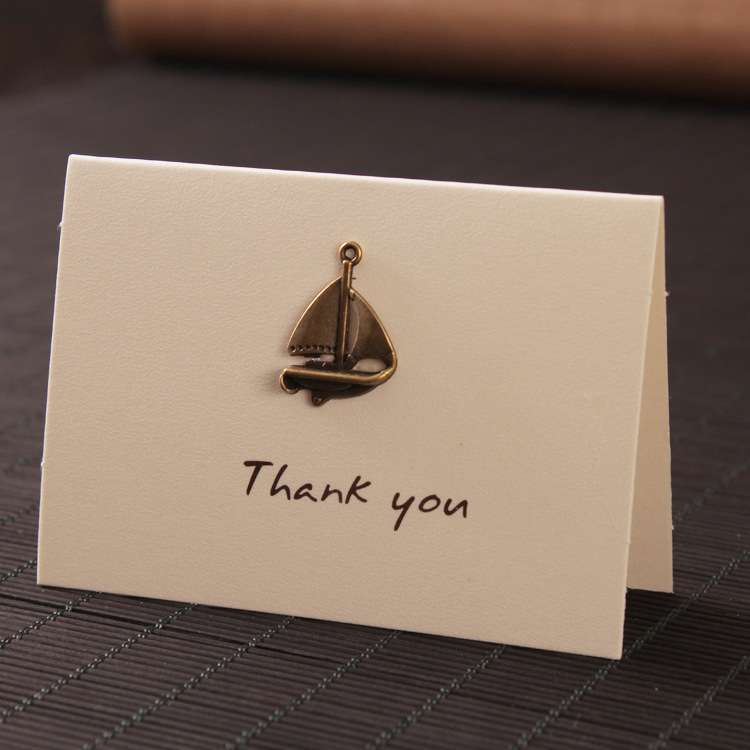 Metal Retro greeting Card