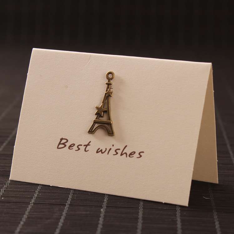 Metal Retro greeting Card