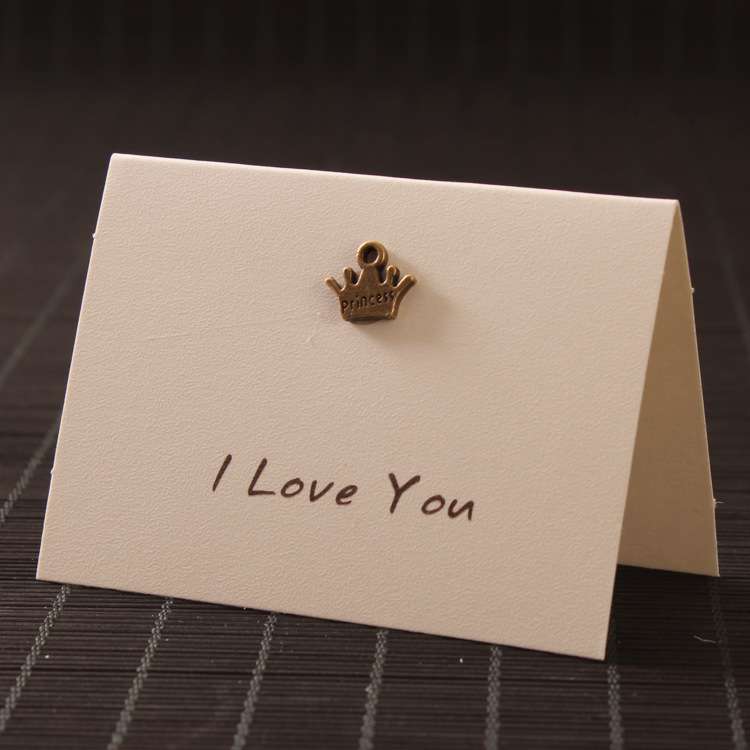Metal Retro greeting Card