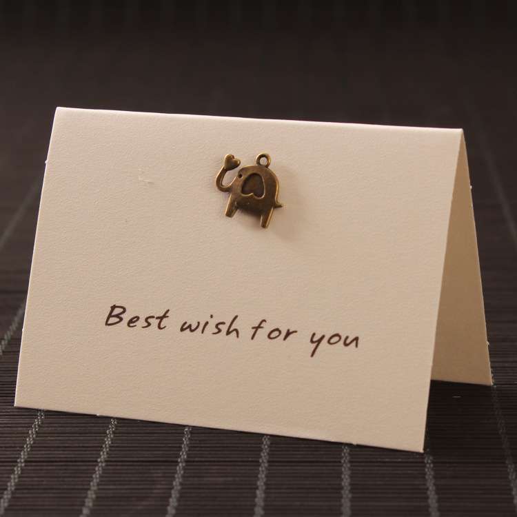 Metal Retro greeting Card