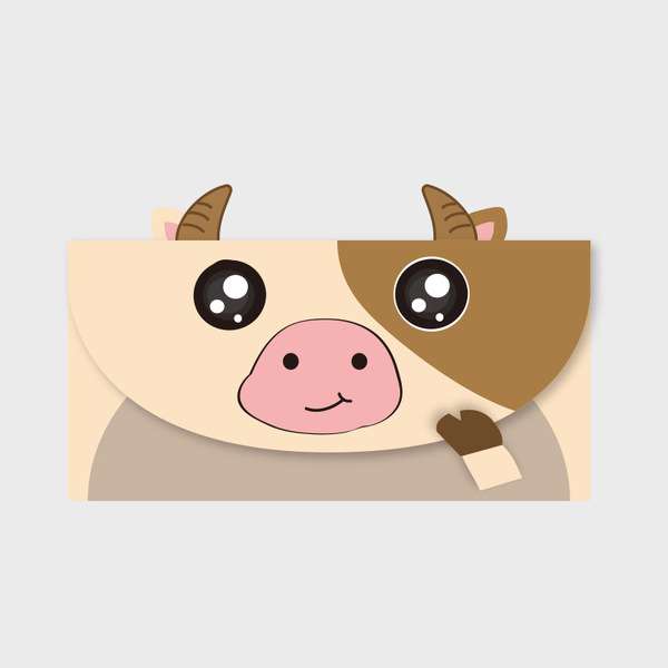Animal cute greeting card