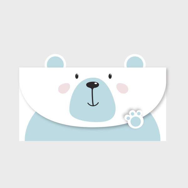 Animal cute greeting card