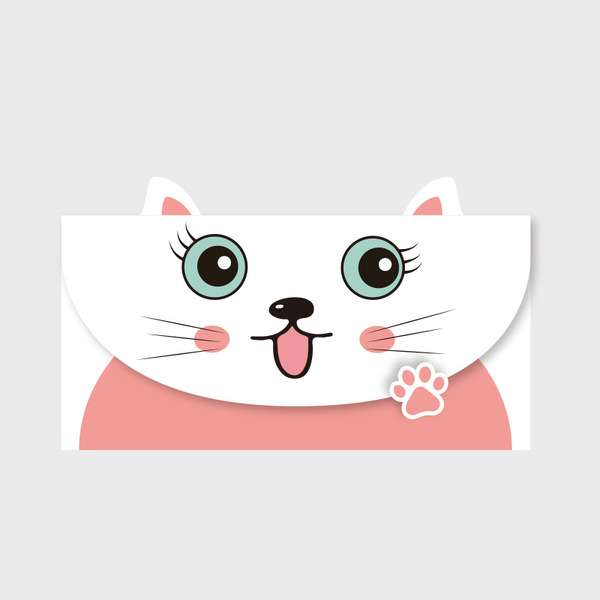 Animal cute greeting card