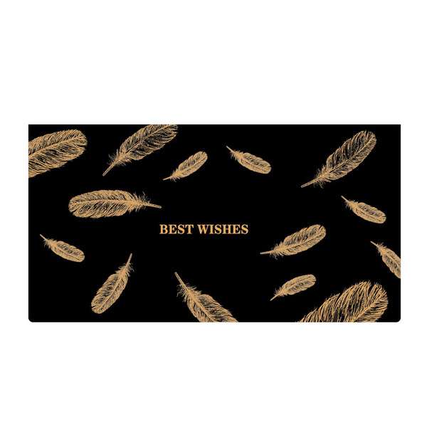 Black gold Day greeting card