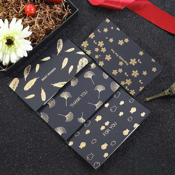 Black gold Day greeting card