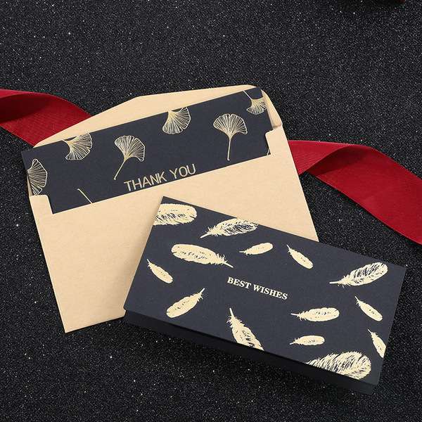 Black gold Day greeting card
