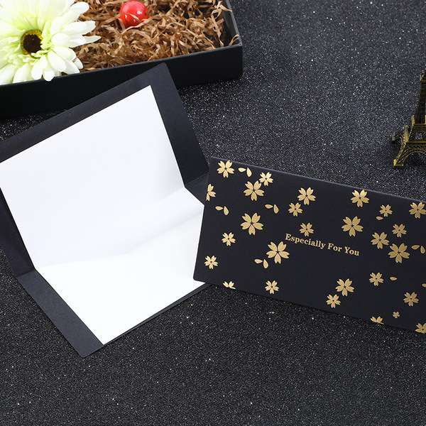 Black gold Day greeting card