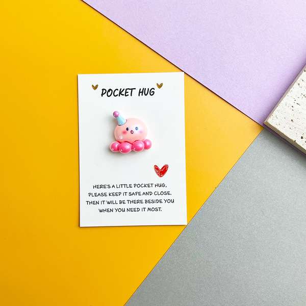 Pocket Hug Greeting Cards