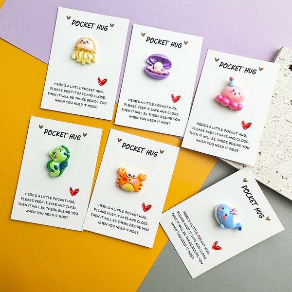 Pocket Hug Greeting Cards
