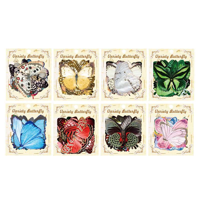 Plastic butterfly 40p pack