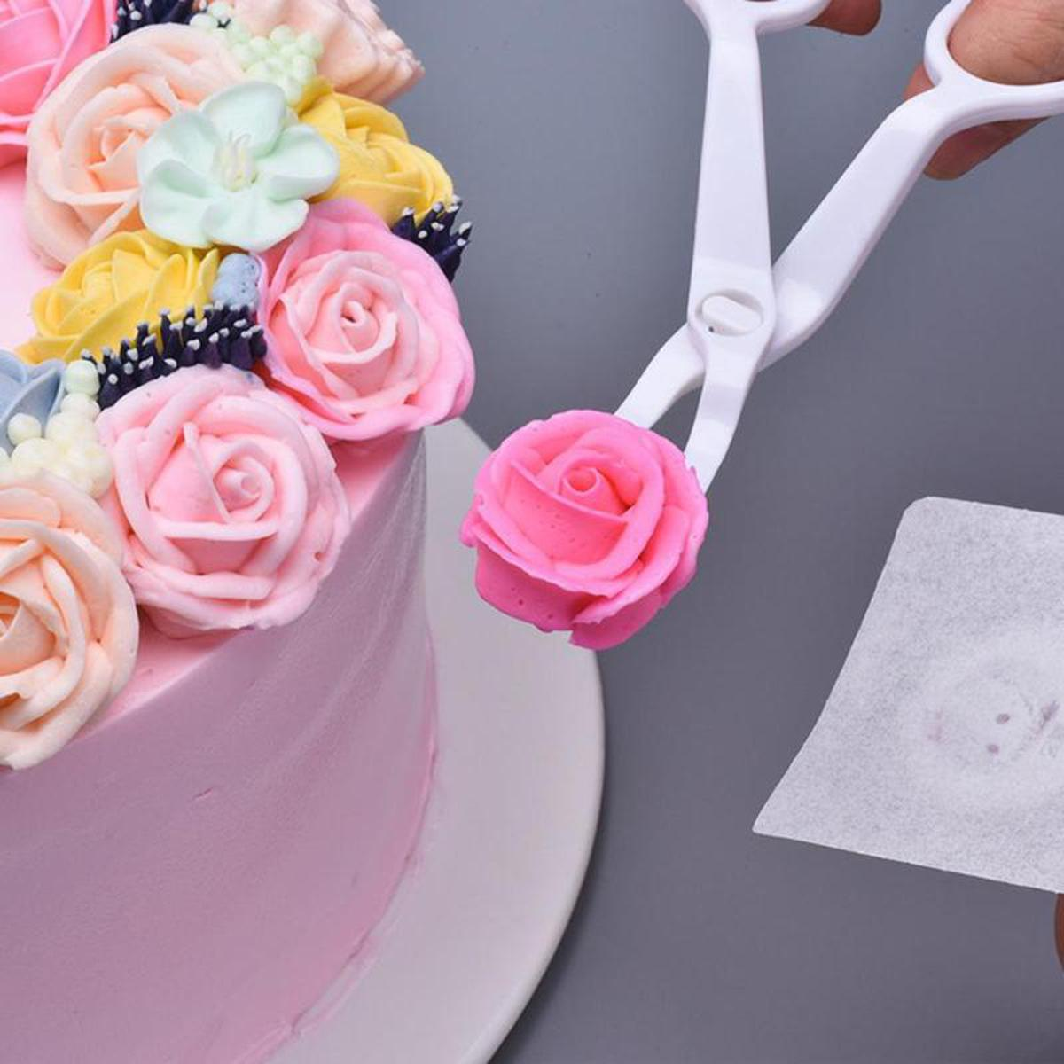 Flower Cream Scissors