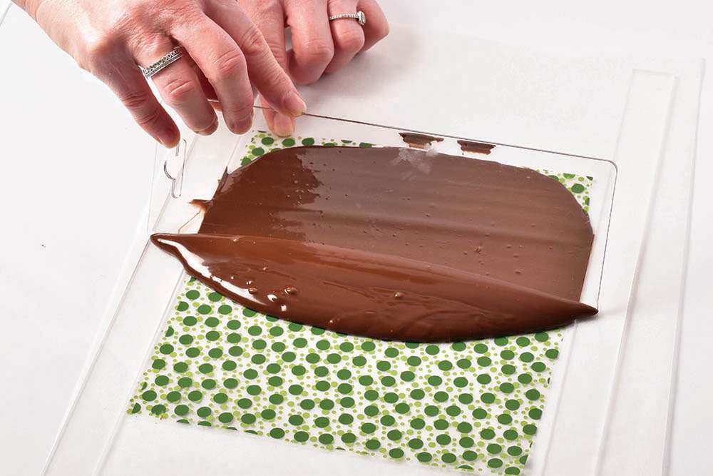 Chocolate transparent sheet