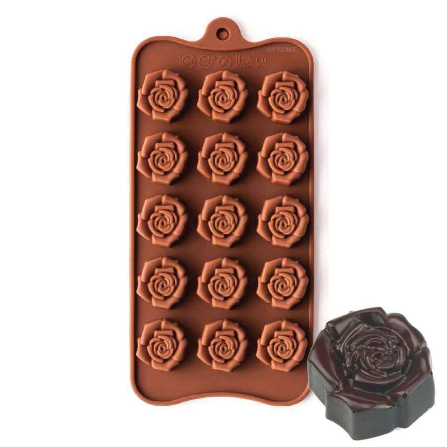 Rose chocolate mold