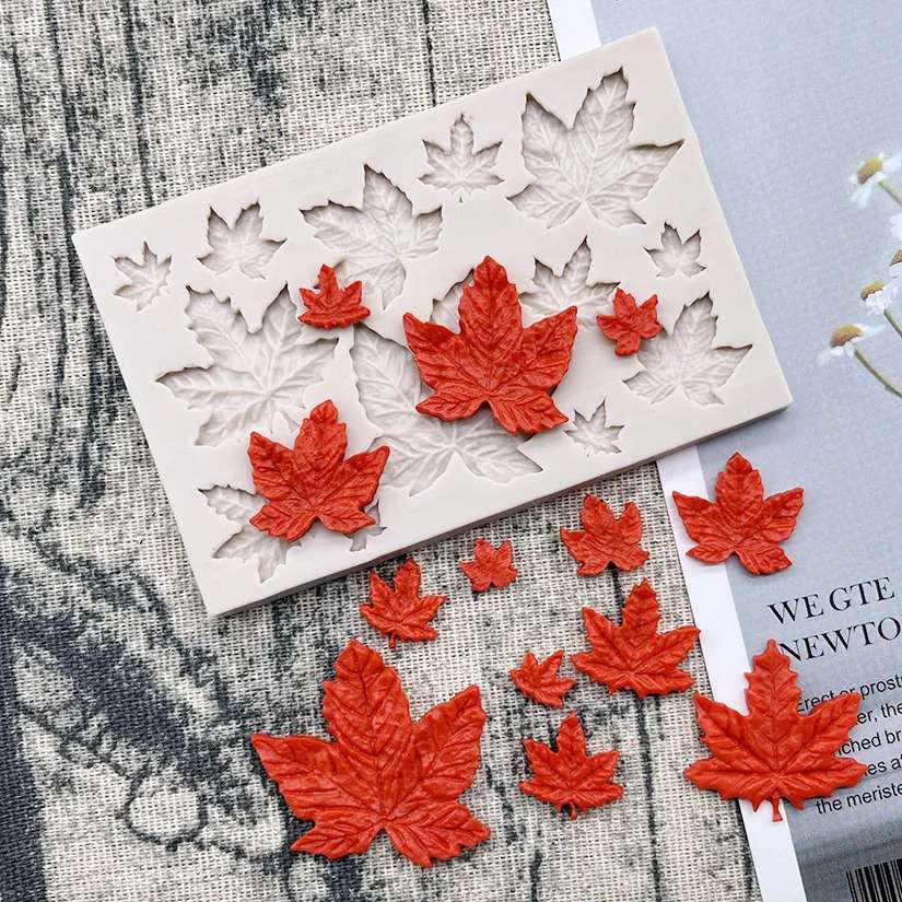 Maple leaf silicone mold