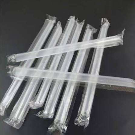 Jumbo straw transparent 50p