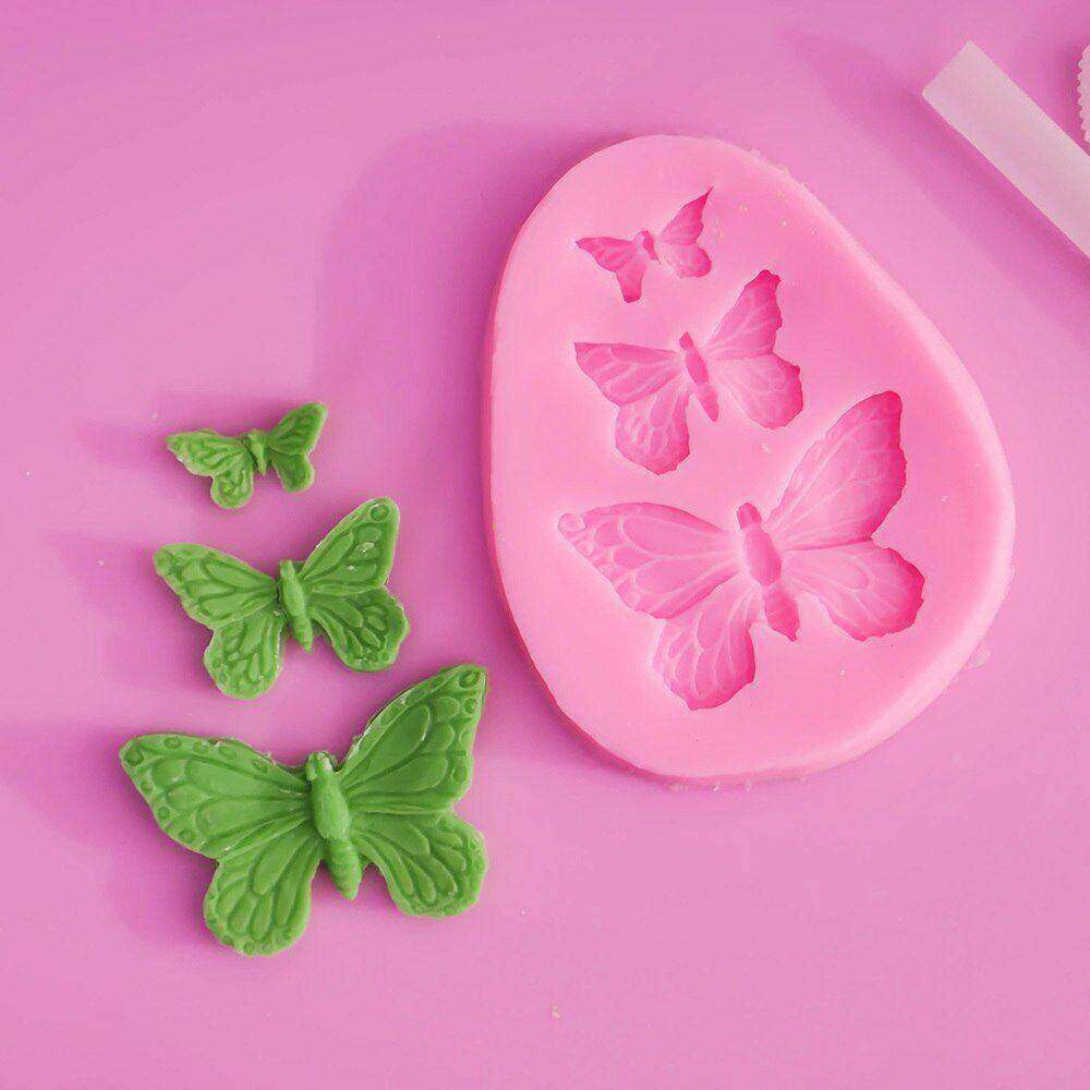 Butterfly pink silicone mold