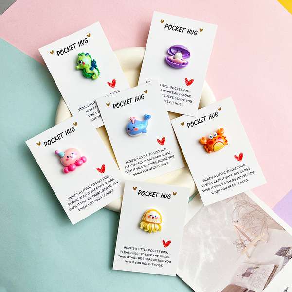 Pocket Hug Greeting Cards