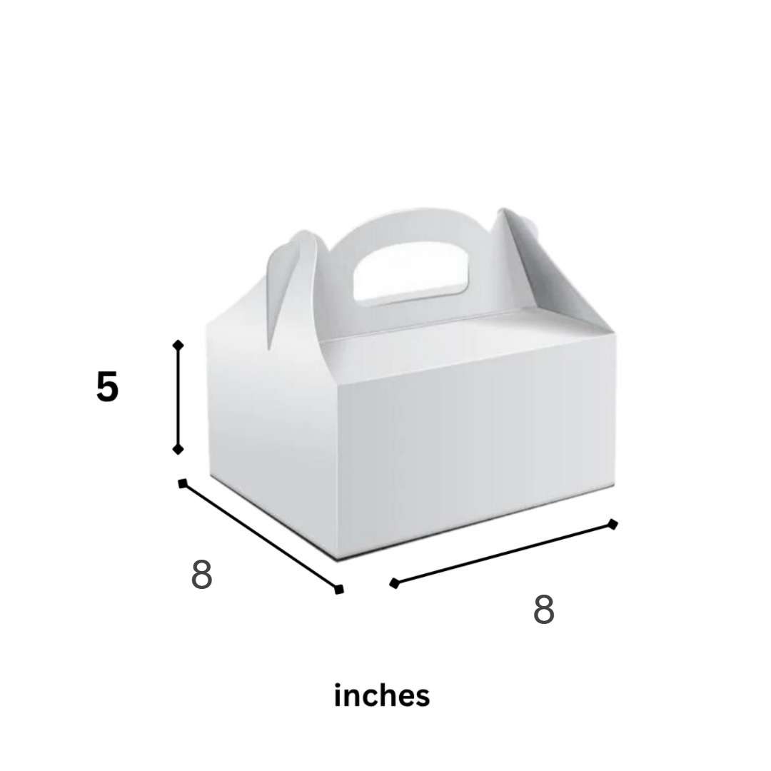 Cake box 8" handle