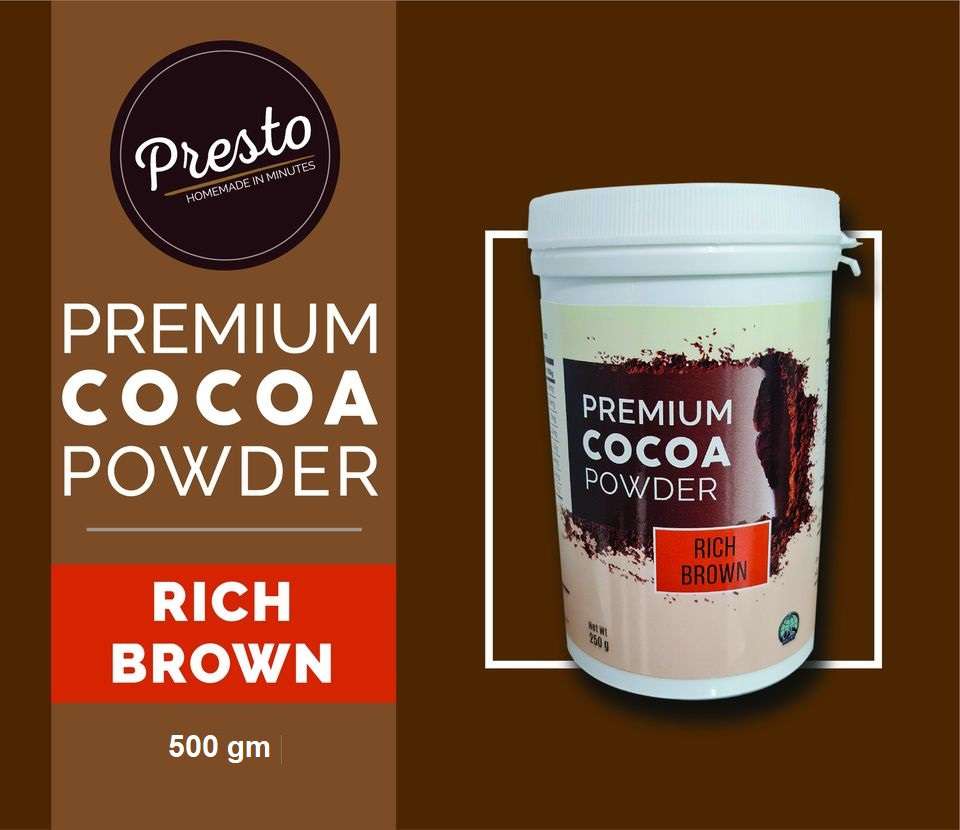 Presto cocoa powder rich brown