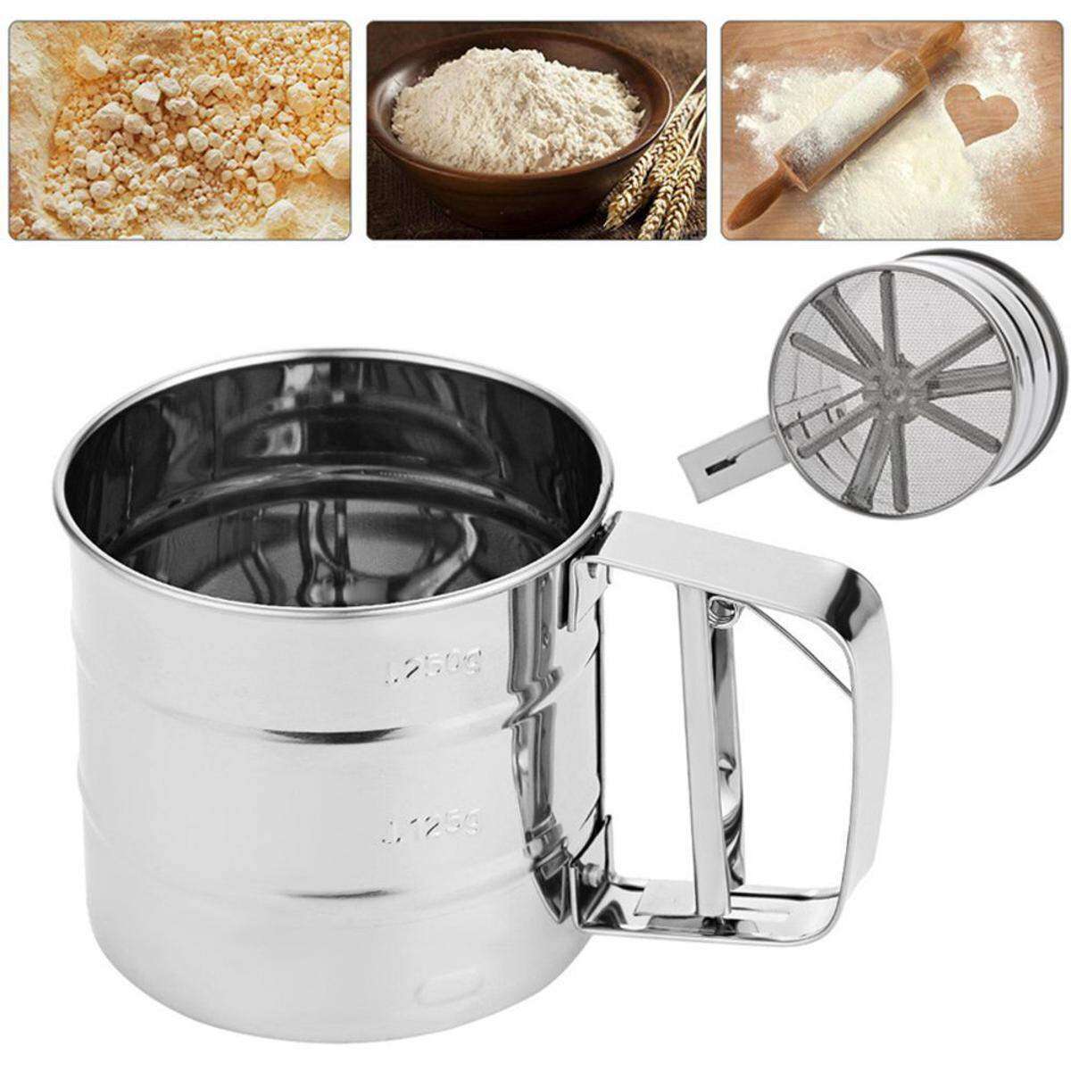 Flour strainer mug