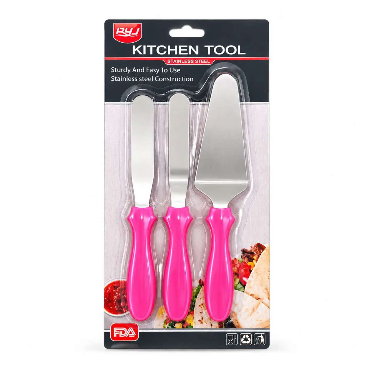 3p knife server set