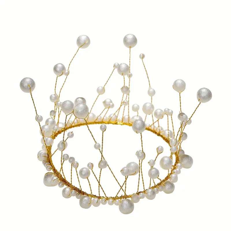 Pearl Crown metal topper