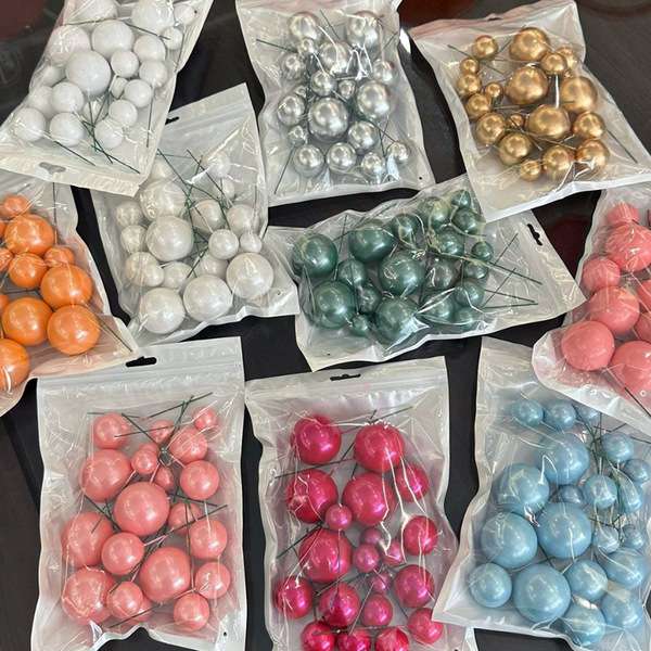 Pearled Glossy ball 20p pack