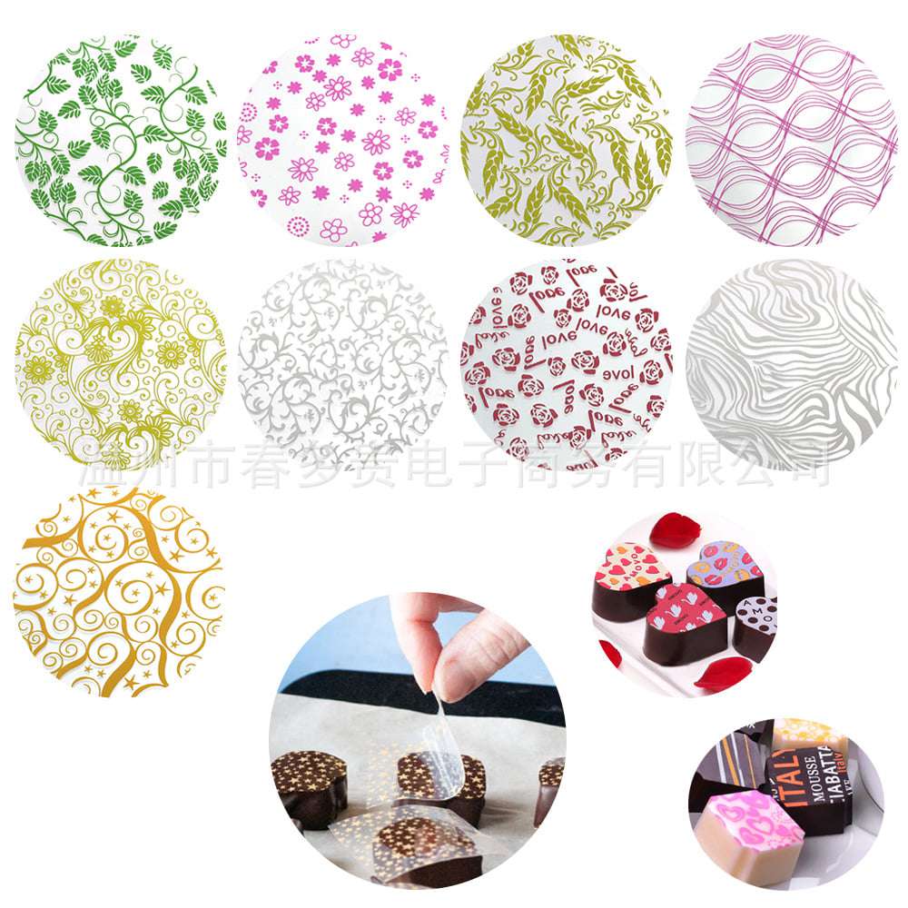 Chocolate Transfer sheet 1 color c